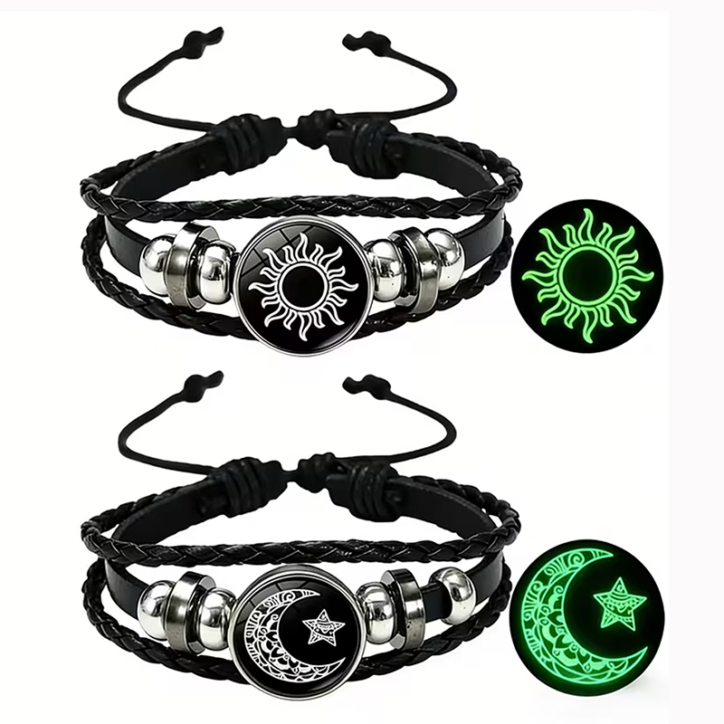 Snap Fastener Setter - Conjunto de 2 Pulseiras Casal Sol