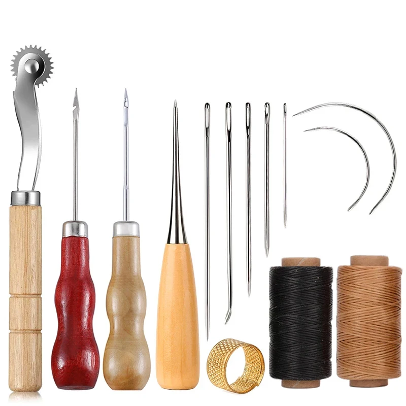 Leatherwork Thread - Kit de costura artesanal de couro,