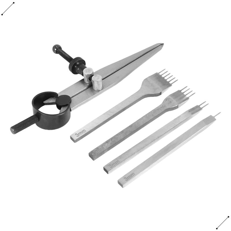Wing Divider Stitch - Conjunto de cinzel de couro, ferramenta