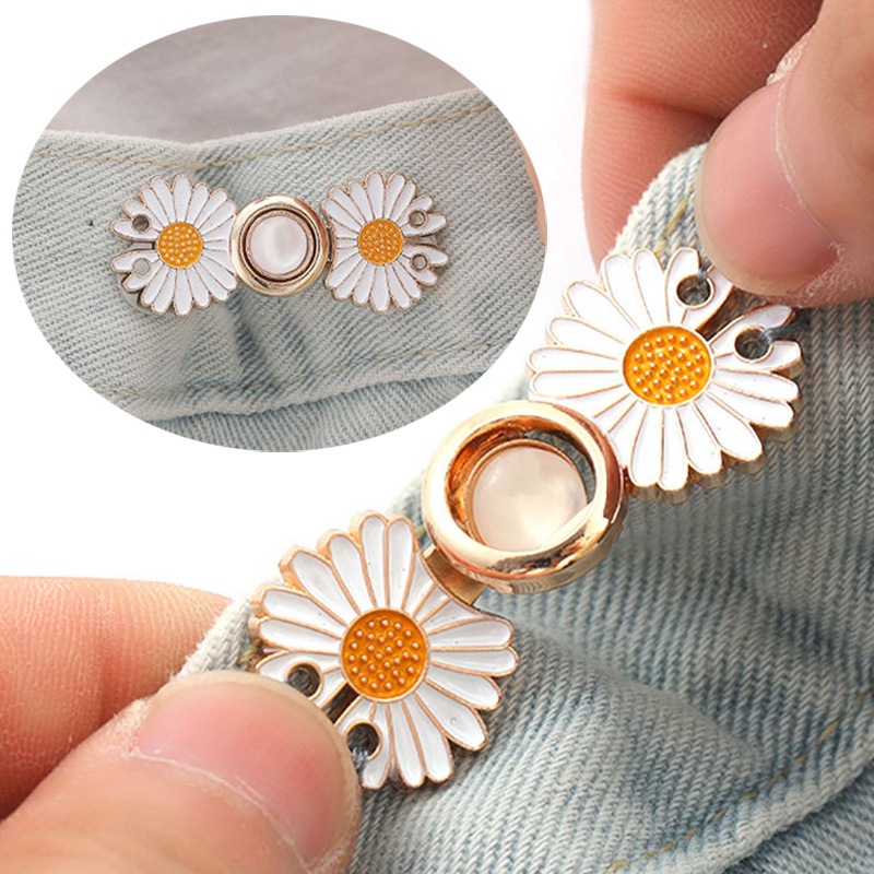 Snap Fastener Setter - Botões de flores de metal reutilizáveis