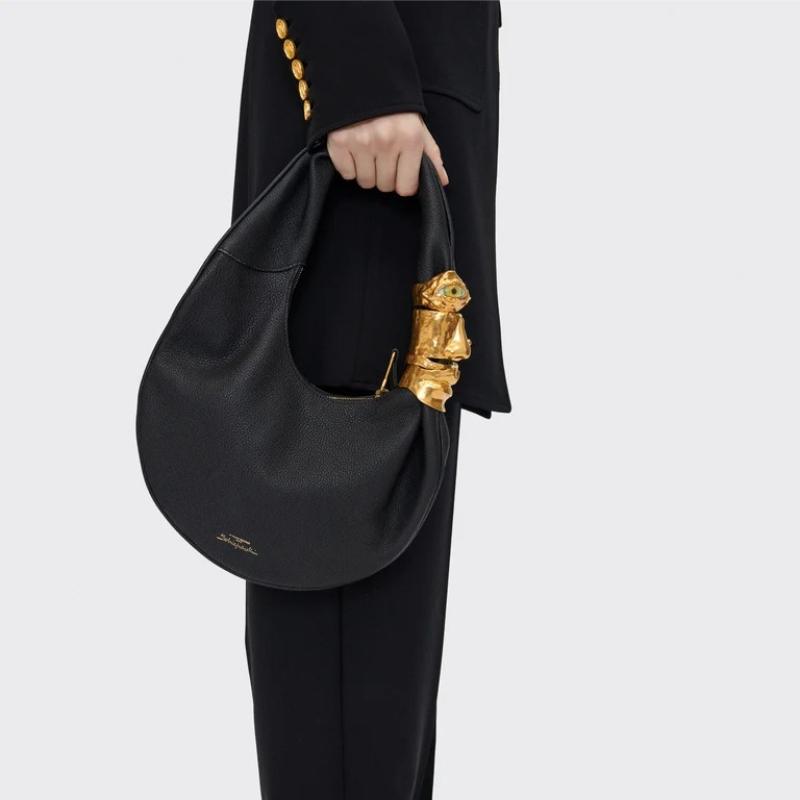 Leatherwork Hardware - Bolsa de Ombro Feminina de Luxo