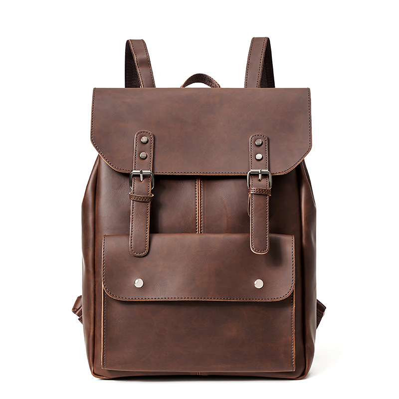 Goyn mochila de couro masculin - Leather Work Rucksack avaliação e preço