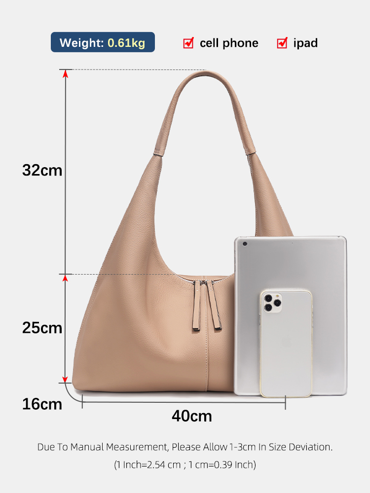 Bolsa Hobo Feminina Zency de C - Leather Work Bag Women avaliação e preço