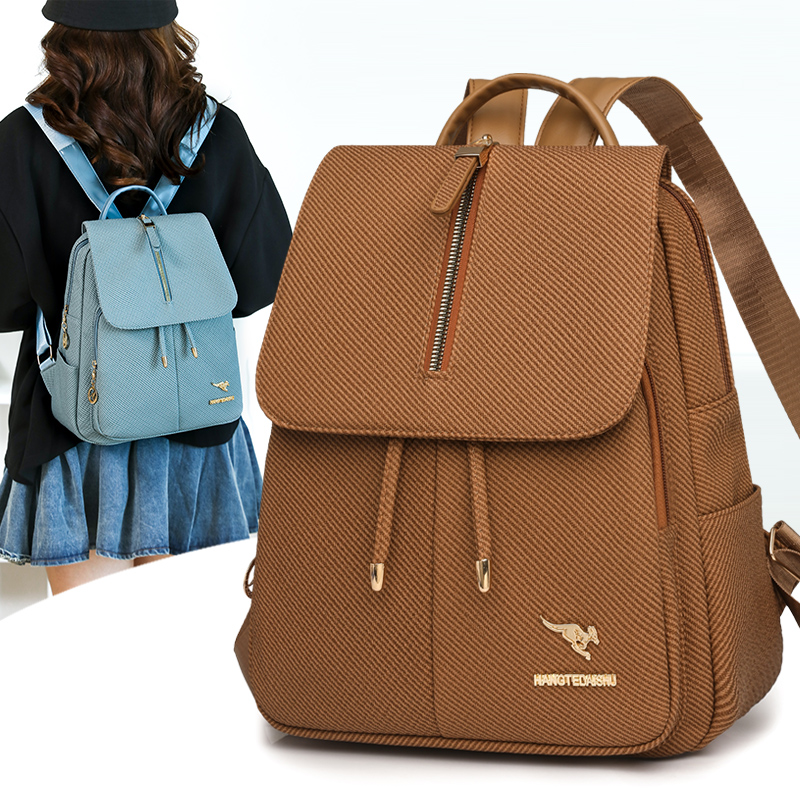 Mochila de Viagem Durável para - Leather Work Rucksack avaliação e preço