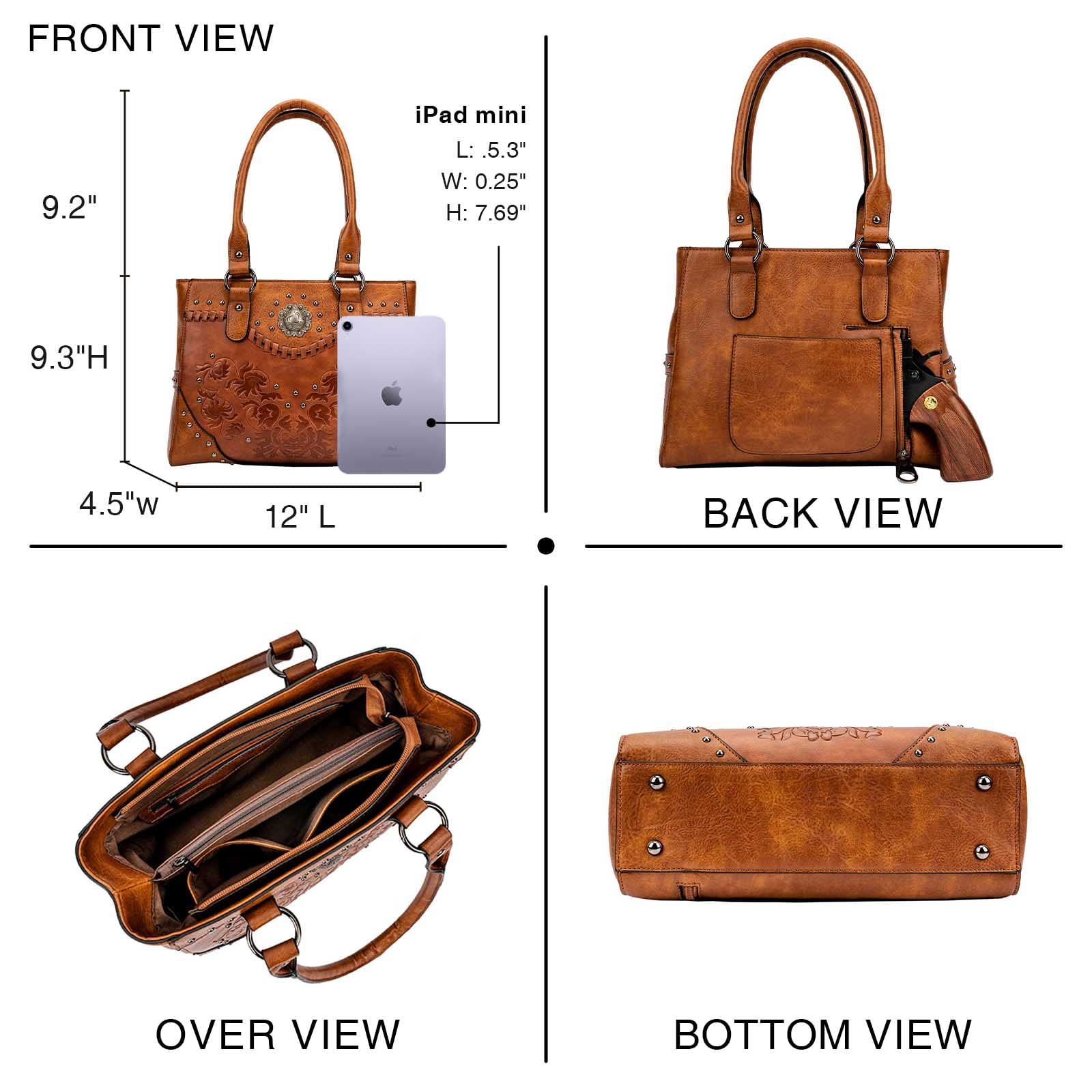 Celela-Bolsas de ombro para mu - Leatherwork Rivets avaliação e preço