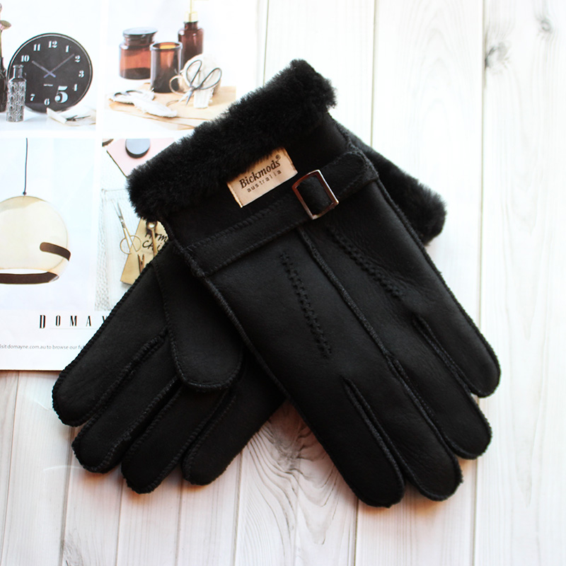 Luvas de pele de carneiro masc - Leather Work Winter Gloves avaliação e preço