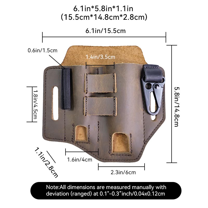 Pochete tática com bainha para - Leatherwork Knife Sheath avaliação e preço