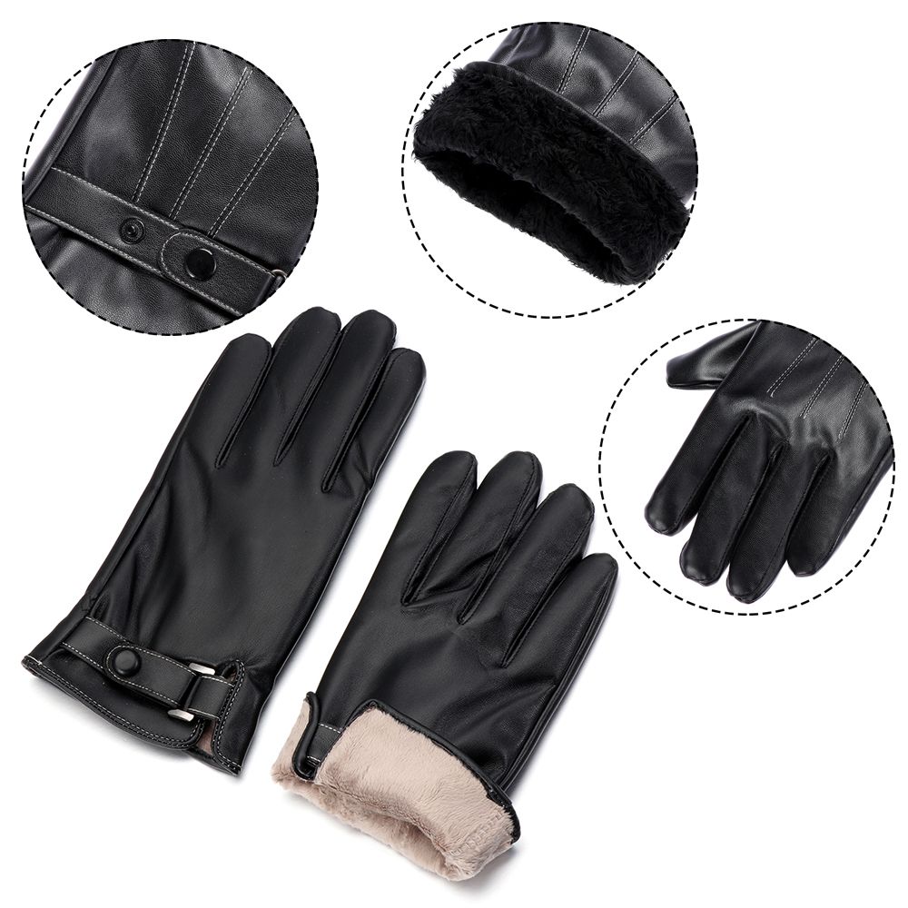 Luvas de couro térmico de lã m - Leather Work Winter Gloves avaliação e preço