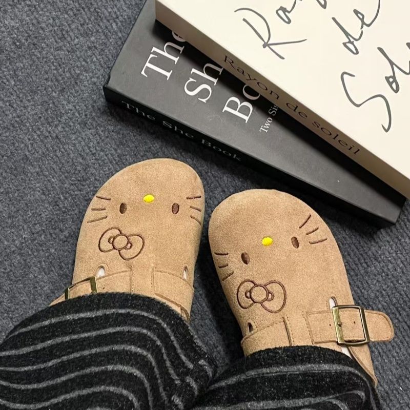 Chinelos femininos da Hello Ki - Leather Work Flats avaliação e preço