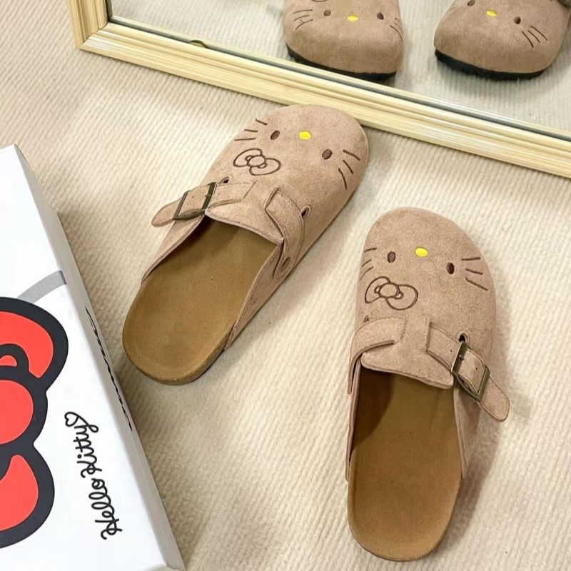 Chinelos femininos da Hello Ki - Leather Work Flats avaliação e preço
