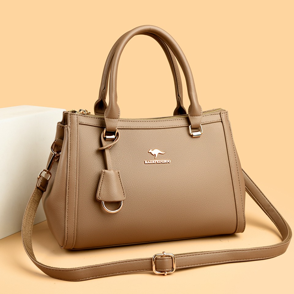 Bolsa Transversal de Ombro em  - Leather Work Bag Women avaliação e preço