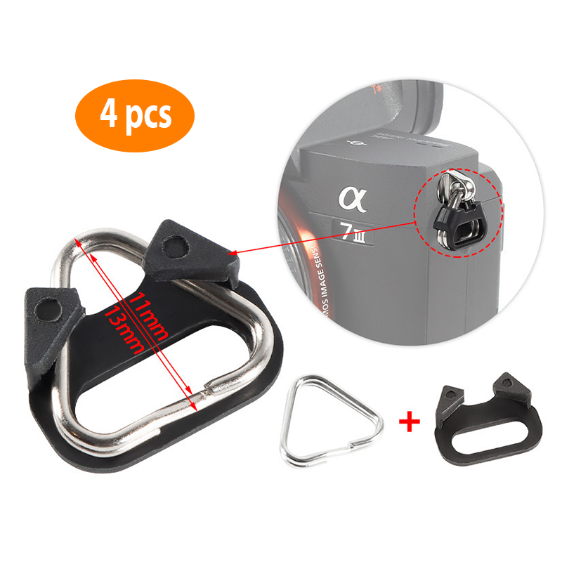 4 pçs cinto gancho câmera alça - Belt Buckle Blank avaliação e preço