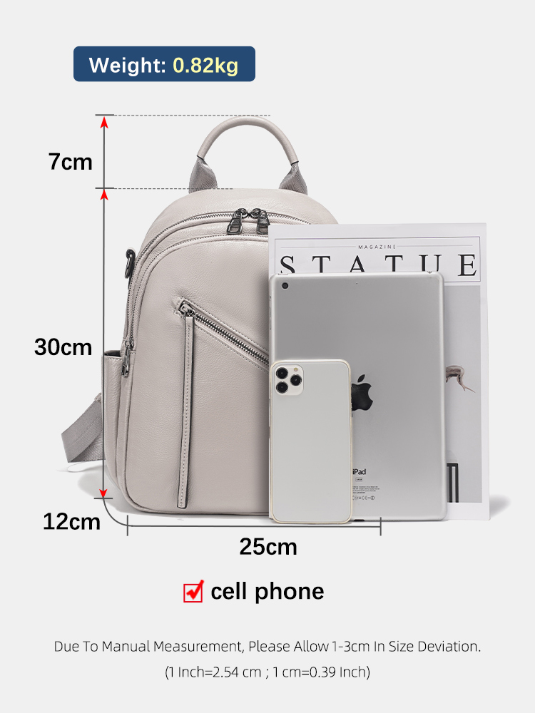 Mochila feminina de couro genu - Leather Work Rucksack avaliação e preço