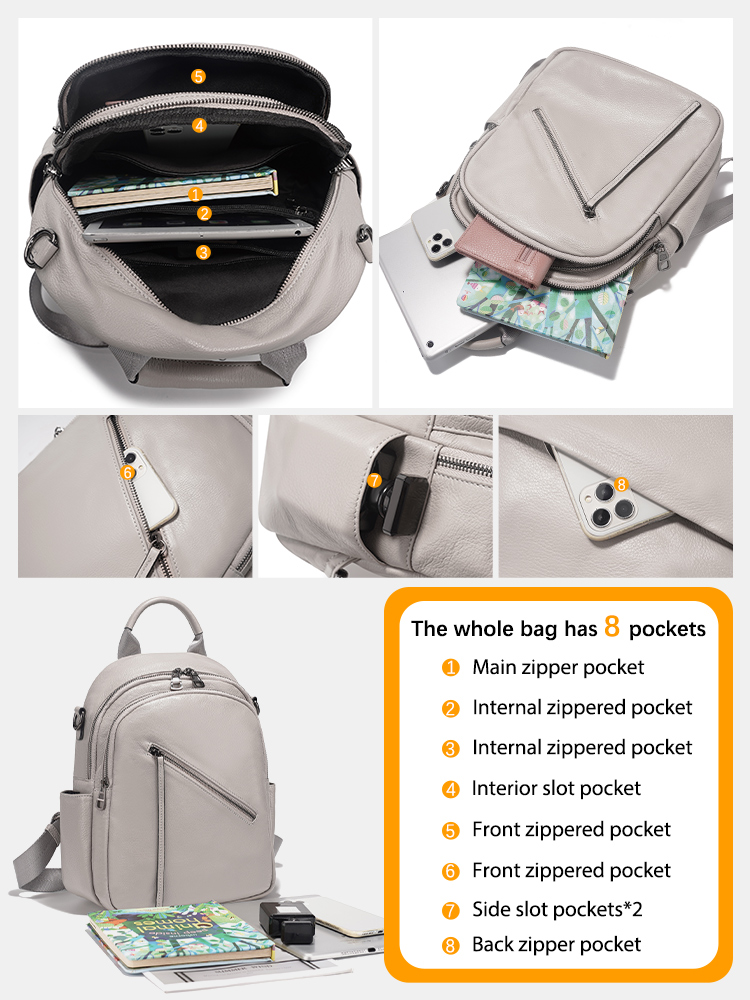 Mochila feminina de couro genu - Leather Work Rucksack avaliação e preço