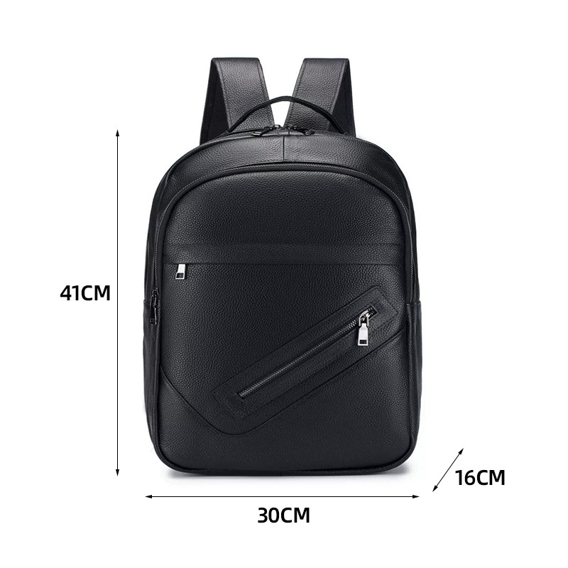 Mochila preta de couro genuíno - Leather Work Rucksack avaliação e preço