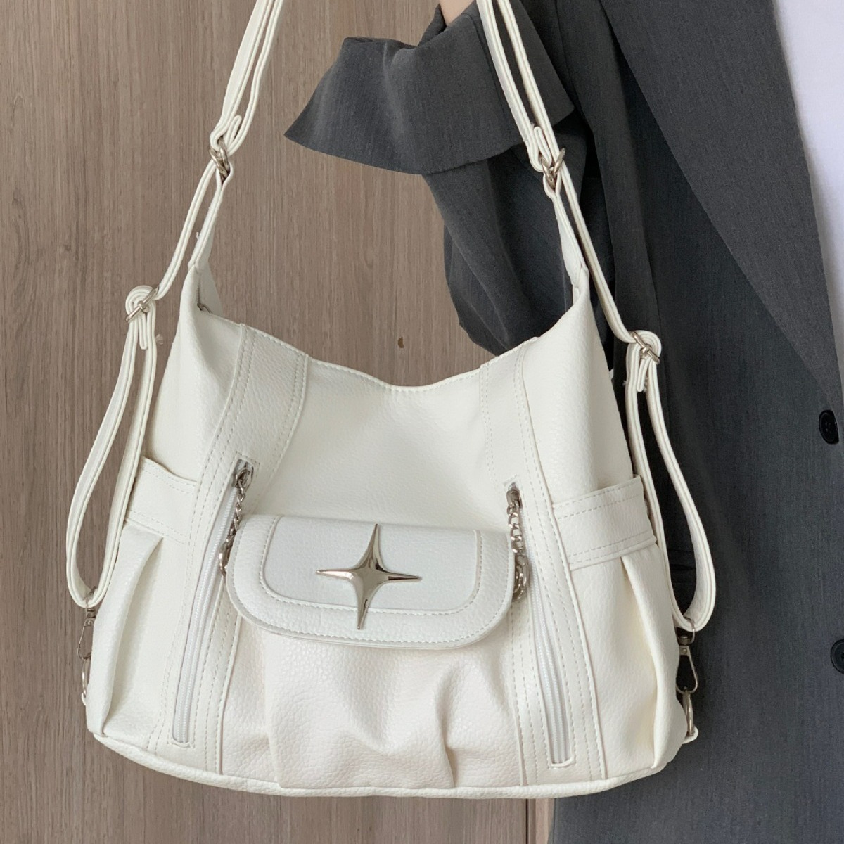 Bolsa agradável feminina moda  - Leather Work Bag Women avaliação e preço