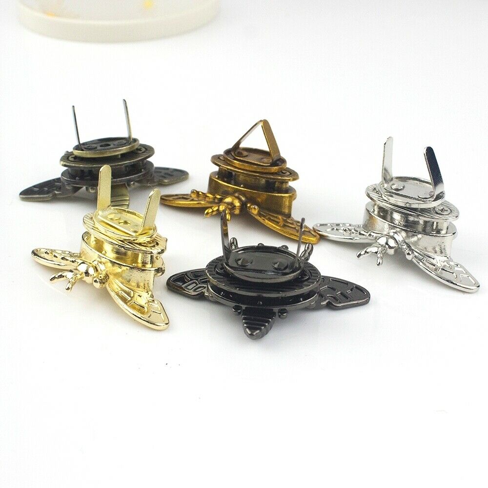 Metal abelha forma turn lock r - Leatherwork Hardware avaliação e preço