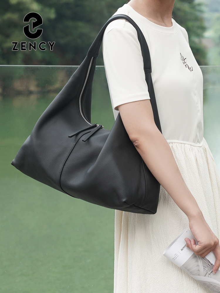Zency bolsa tote de couro genu - Leather Work Bag Women avaliação e preço