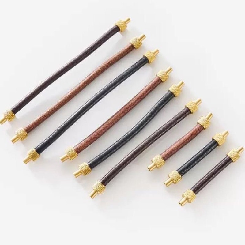 Puxador de armário de latão +  - Leatherwork Hardware avaliação e preço