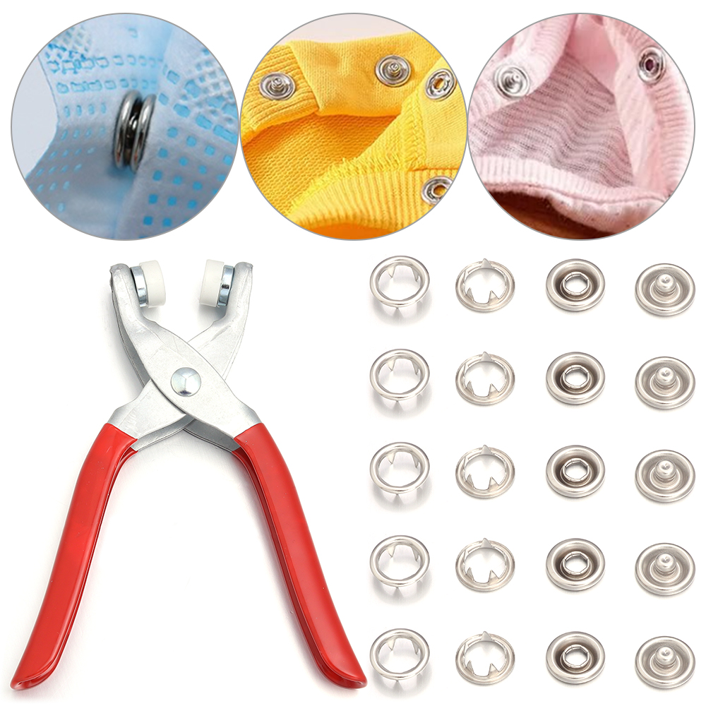 50 Conjuntos de Botões de Pres - Snap Fastener Setter avaliação e preço