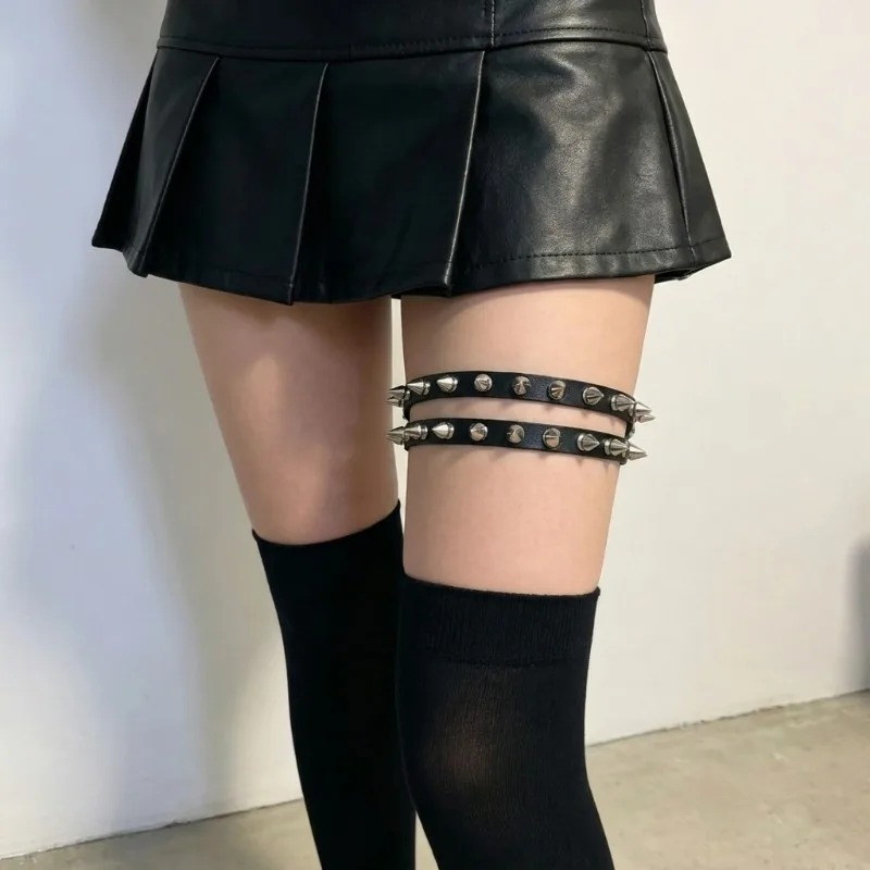 Cinto de Coxa Feminino com Tac - Leatherwork Rivets avaliação e preço