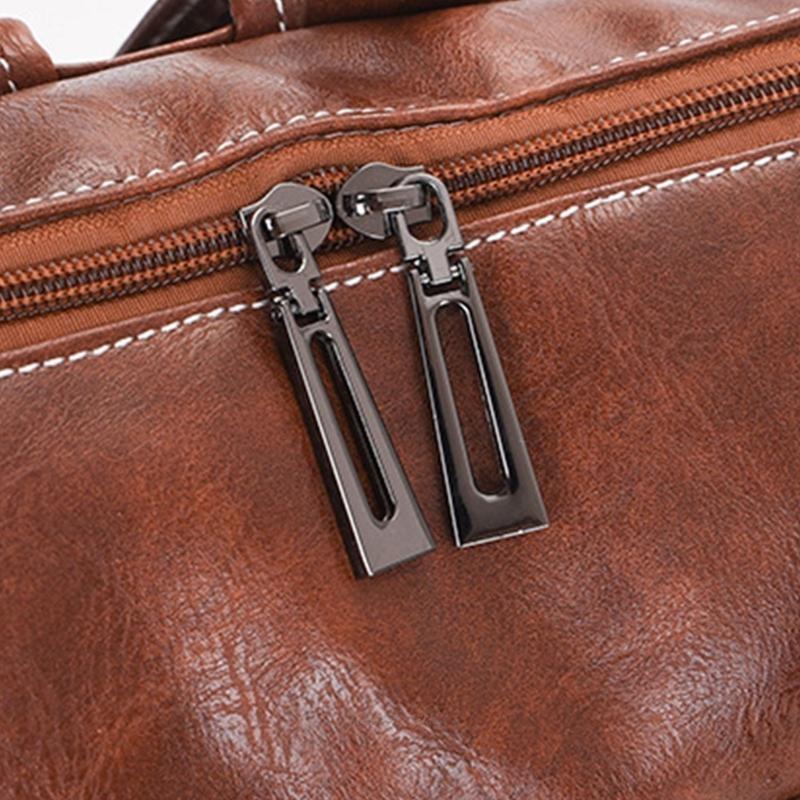 X5XA Feminina mochila feminina - Leather Work Rucksack avaliação e preço