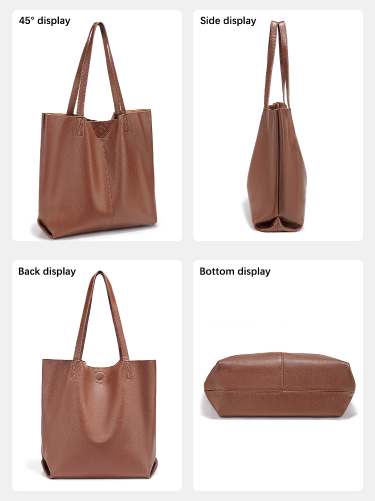Bolsa Feminina Zency de Grande - Leather Work Bag Women avaliação e preço
