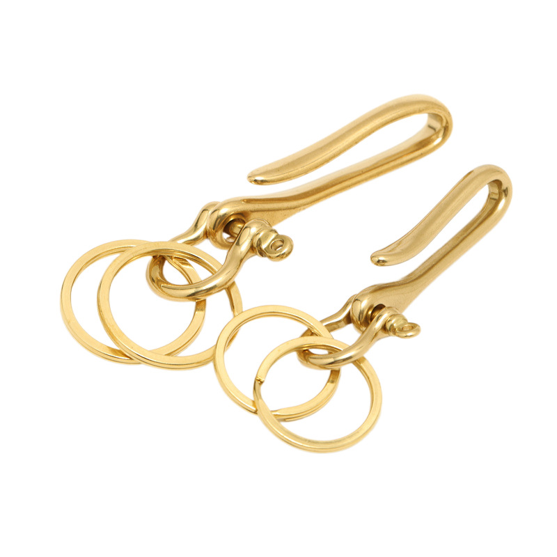 Gancho de pano de bronze em fo - Leatherwork Hardware avaliação e preço