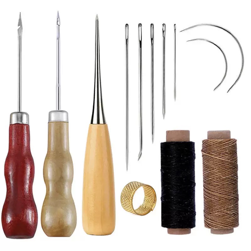 13 pçs conjunto de costura de  - Leatherwork Thread avaliação e preço