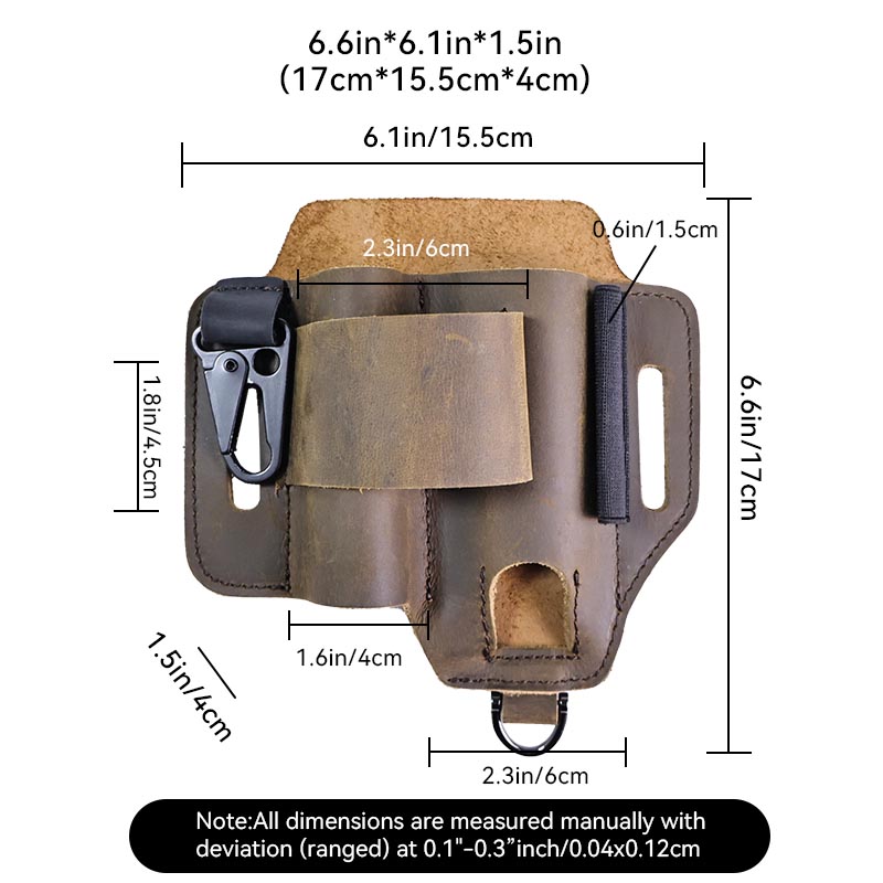 Pochete tática de couro genuín - Leatherwork Knife Sheath avaliação e preço
