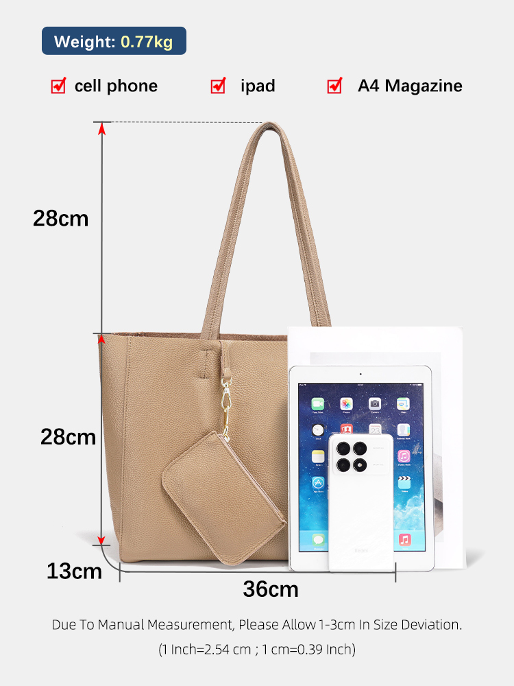 Bolsas Tote Grandes de Couro G - Leather Work Bag Women avaliação e preço