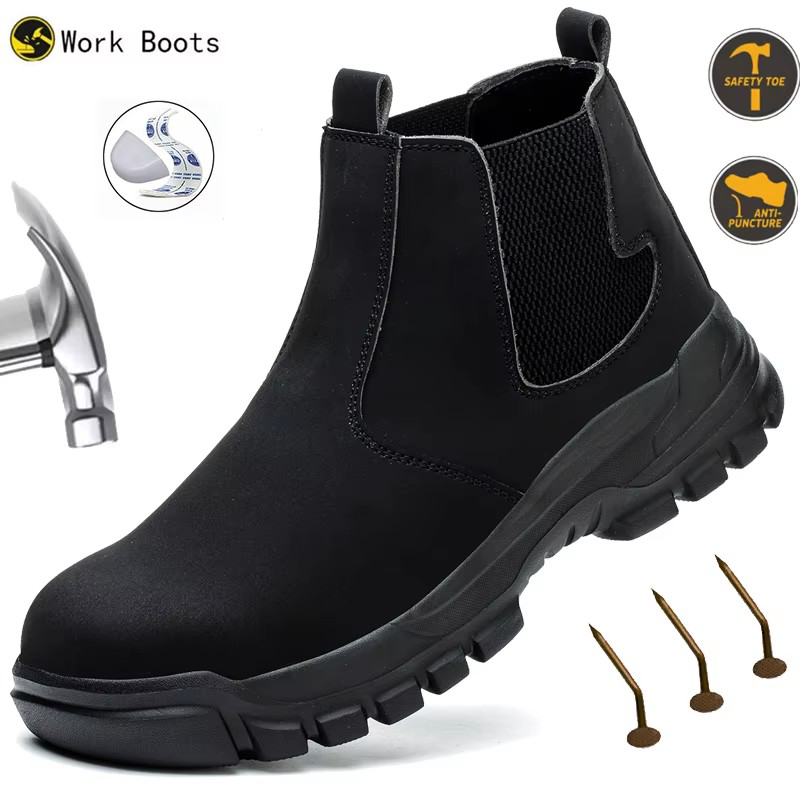 Botas de trabalho de segurança - Leather Work Flats avaliação e preço