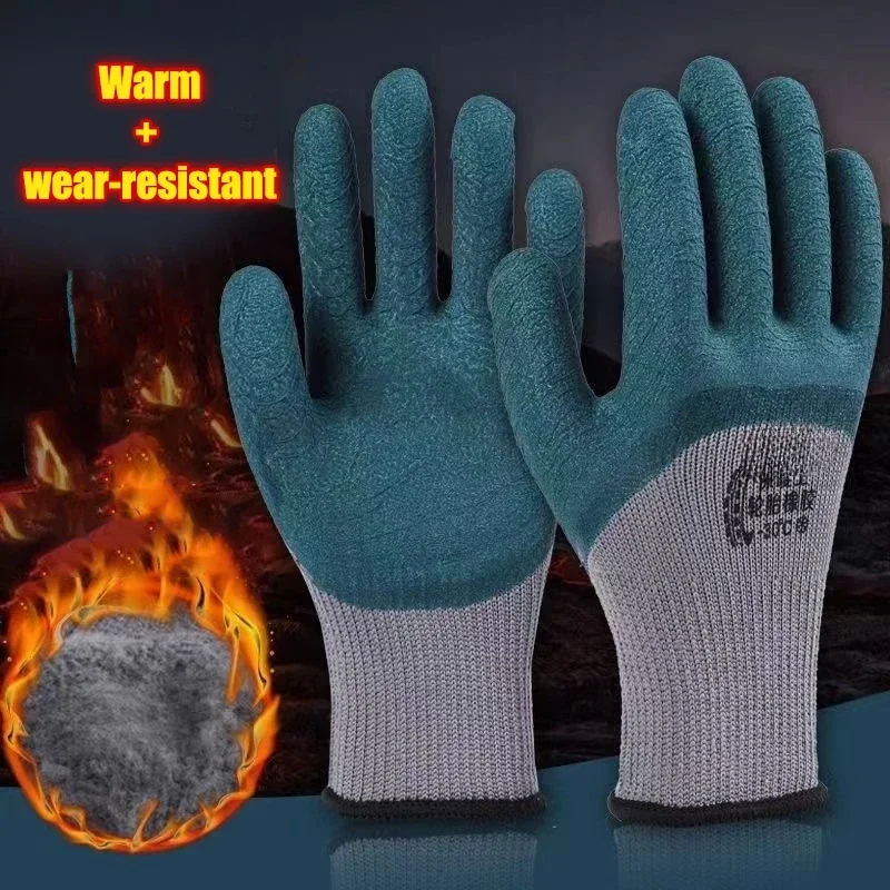 Inverno quente luvas de trabal - Leather Work Winter Gloves avaliação e preço