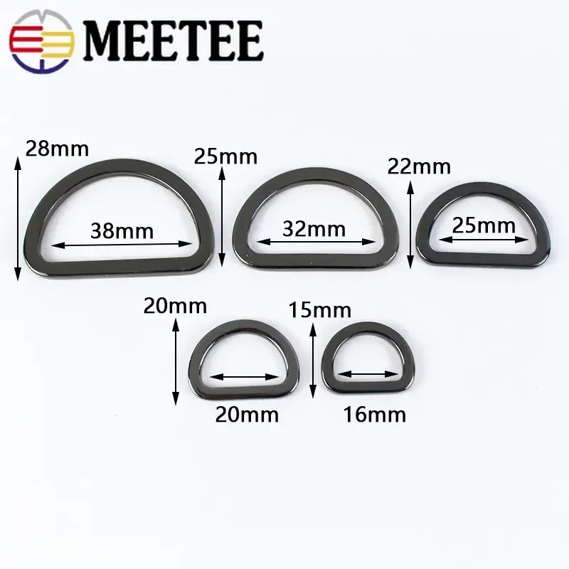 50 peças 16-38mm d anéis fivel - Leatherwork Hardware avaliação e preço