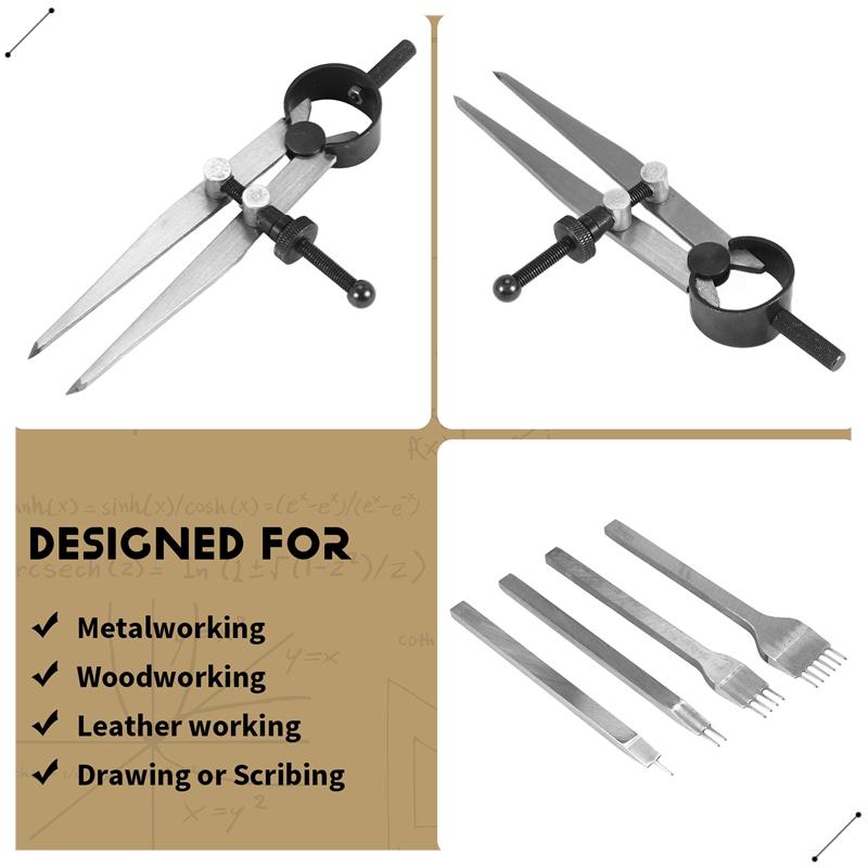 Conjunto de cinzel de couro, f - Wing Divider Stitch avaliação e preço