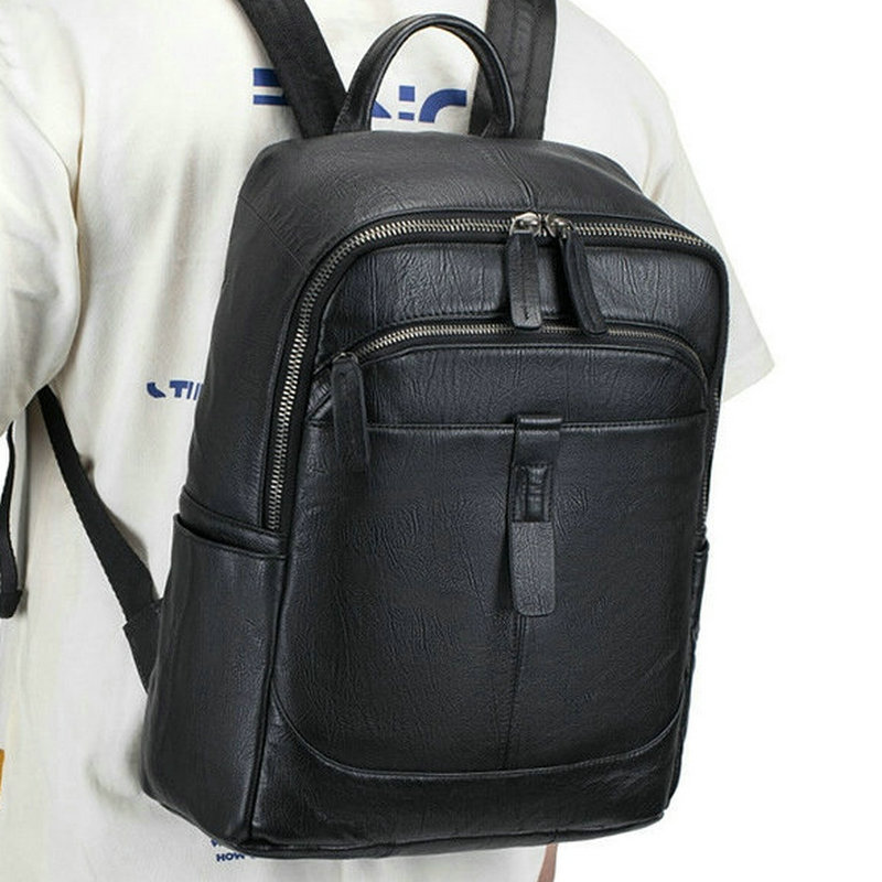 Mochila de Couro Genuíno para  - Leather Work Rucksack avaliação e preço