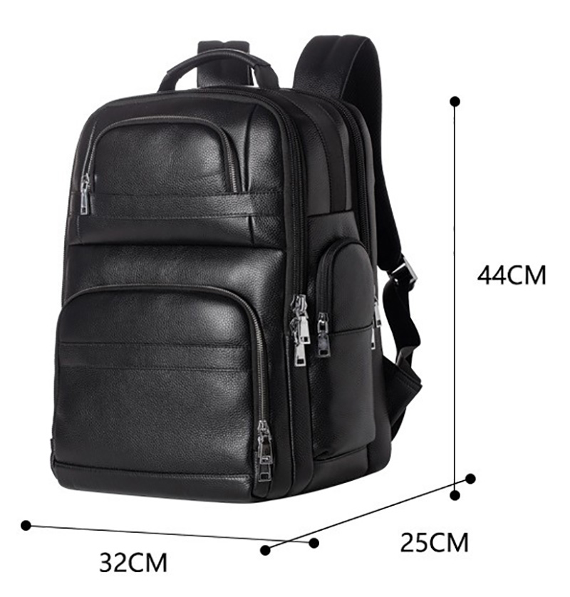 Luufan Mochila De Couro Genuín - Leather Work Rucksack avaliação e preço