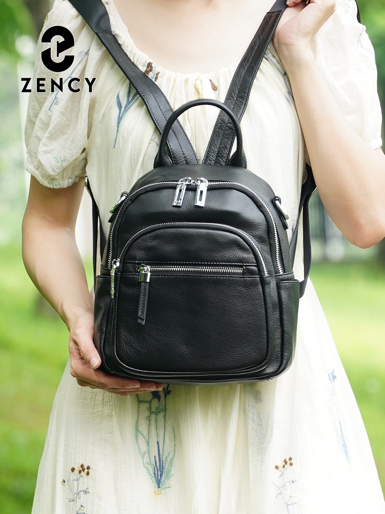 Zency mochila pequena de couro - Leather Work Bag Women avaliação e preço