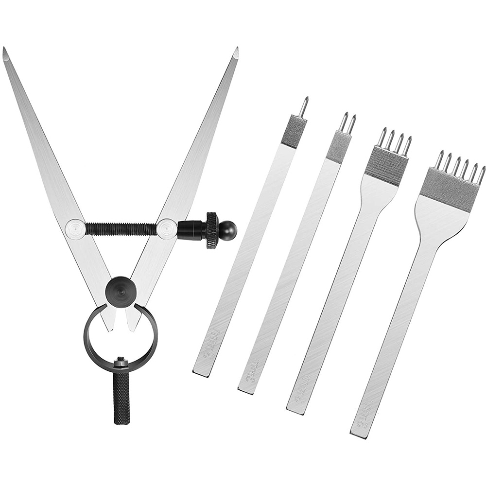 Conjunto de cinzel de couro, f - Wing Divider Stitch avaliação e preço