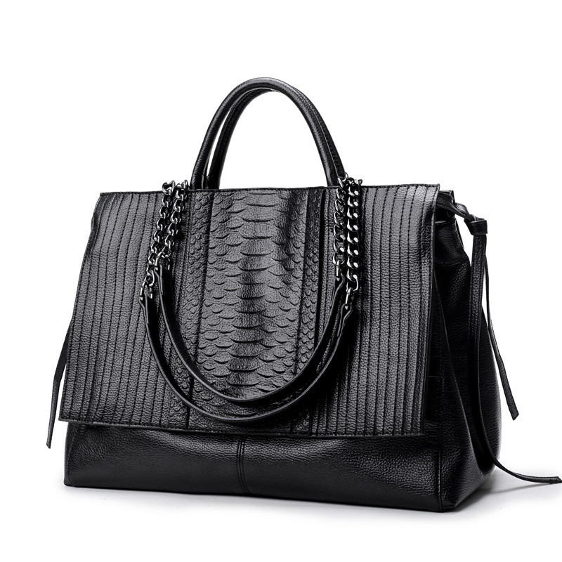 Bolsa tote elegante com zíper, - Leather Work Bag Women avaliação e preço