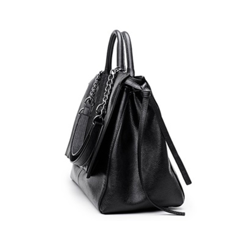 Bolsa tote elegante com zíper, - Leather Work Bag Women avaliação e preço