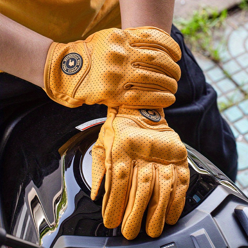 Luvas de Motocicleta à Prova d - Leather Work Winter Gloves avaliação e preço