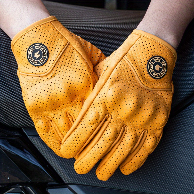 Luvas de Motocicleta à Prova d - Leather Work Winter Gloves avaliação e preço