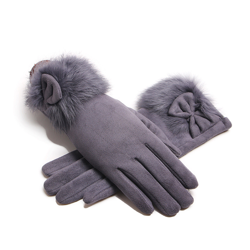 Inverno feminino camurça couro - Leather Work Winter Gloves avaliação e preço