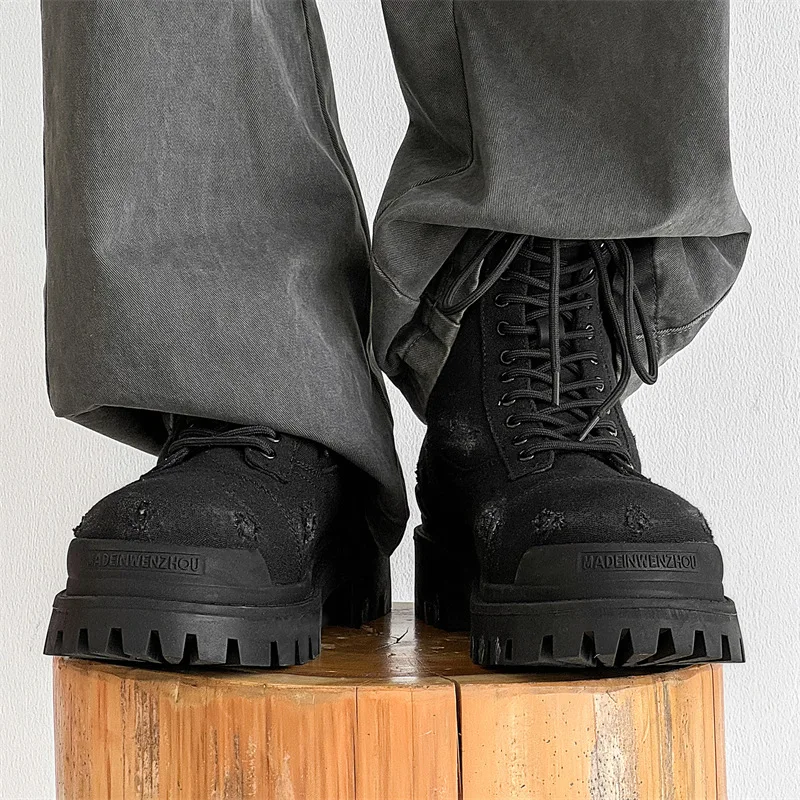 Botas de trabalho outono/inver - Leather Work Flats avaliação e preço