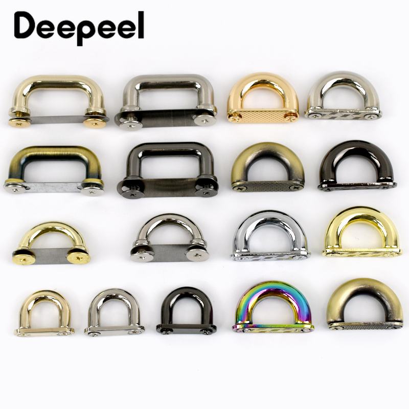 Deepeel-Metal Buckles Arch Pon - Leatherwork Hardware avaliação e preço
