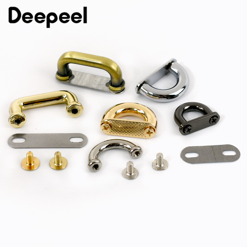 Deepeel-Metal Buckles Arch Pon - Leatherwork Hardware avaliação e preço