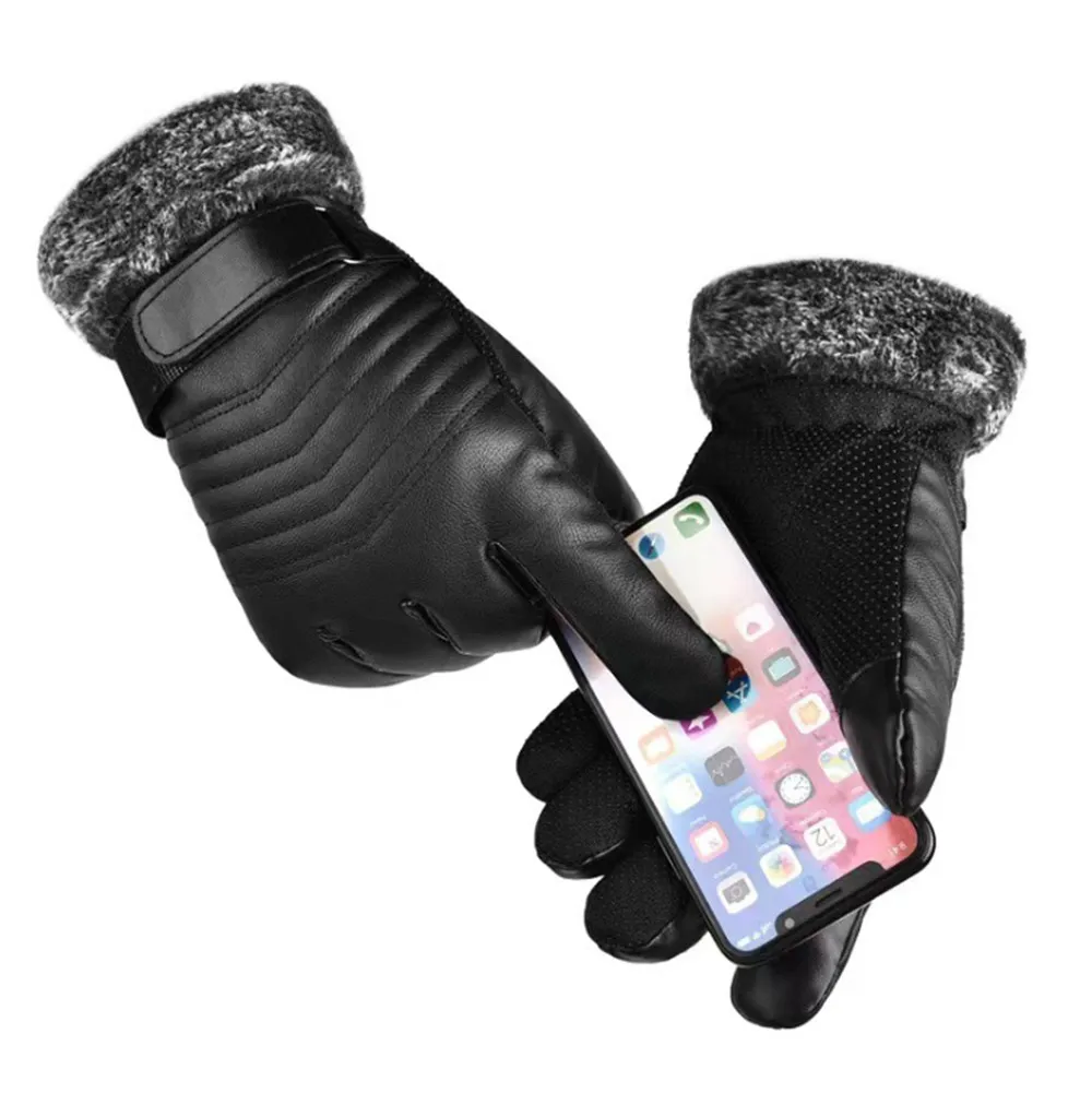 Luvas de isolamento de pelúcia - Leather Work Winter Gloves avaliação e preço