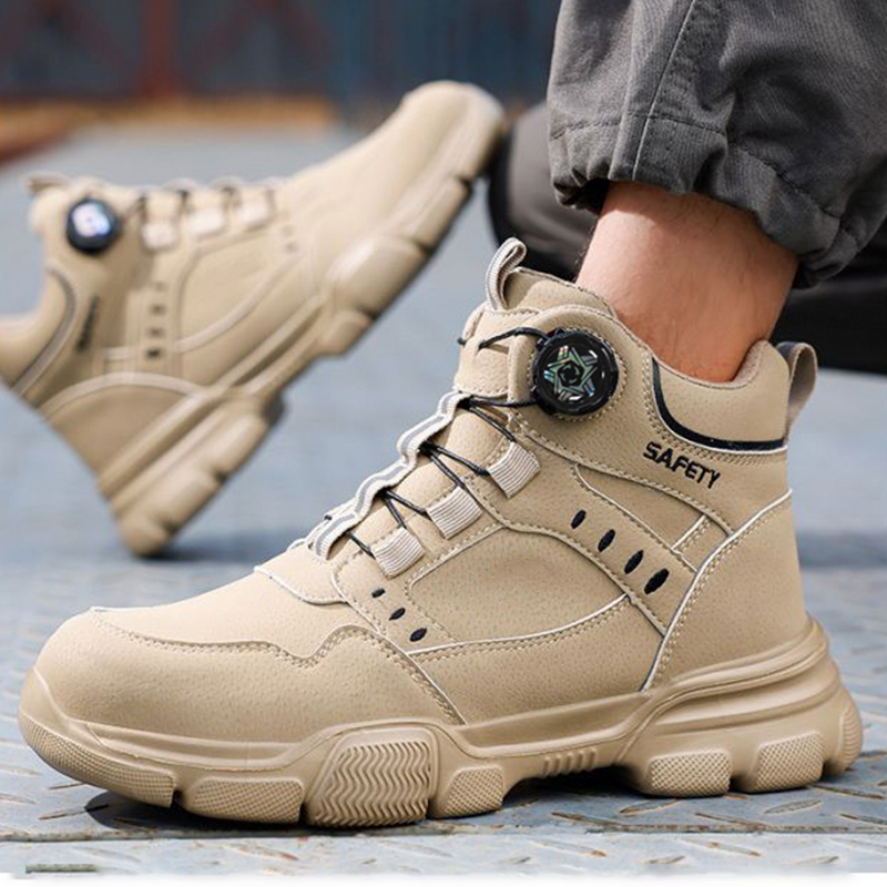Botas de Segurança em Couro Re - Leather Work Flats avaliação e preço