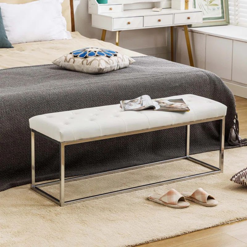 #   Banco Longo de Madeira par - Leatherwork Bench avaliação e preço